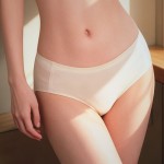 【No.3100】無鋼圈光面爆乳內衣組AB杯